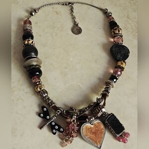 GAS Bijoux Victorian Revival Charms Necklace